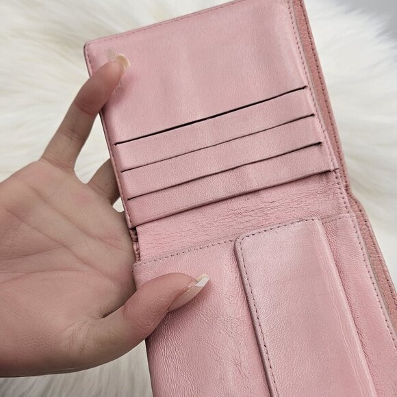Chanel Pink Caviar Leather Bifold Wallet - Picture 8 of 14